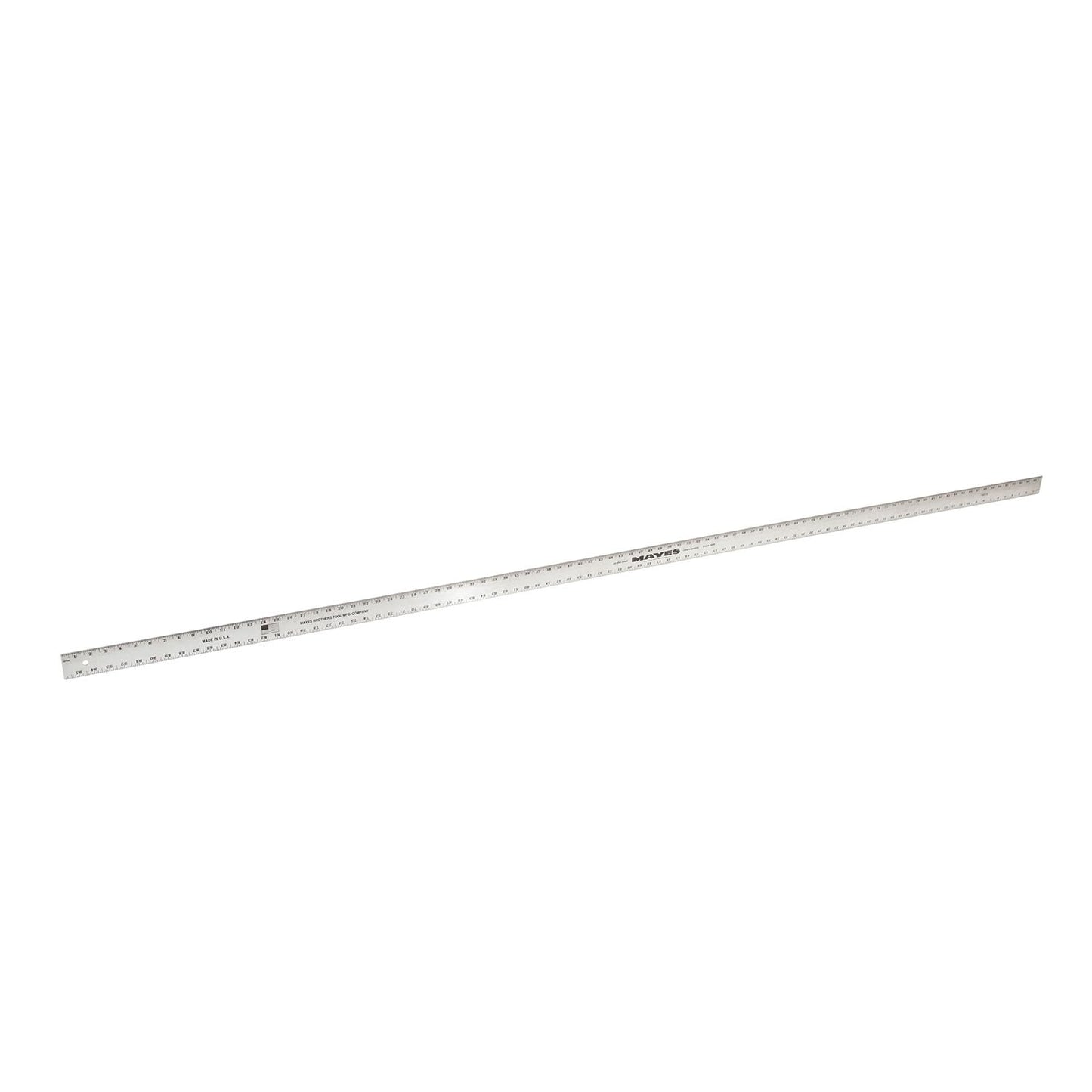 Mayes 96 Inch Straight Edge Aluminum Ruler for Precision Tasks