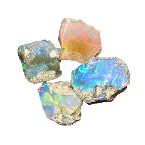 Raw Ethiopian Fire Opal Loose Stones for Jewelry Making Supply