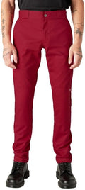 Mens Skinny Straight Double Knee Work Pants - Durable Slim Fit