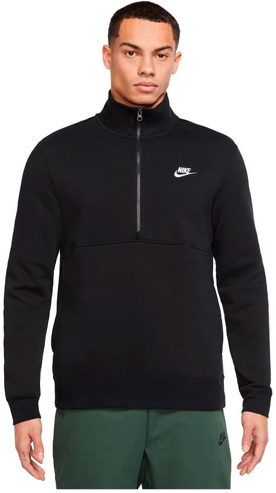 Nike Men's Brushed-Back 1/2-Zip Sweatshirt