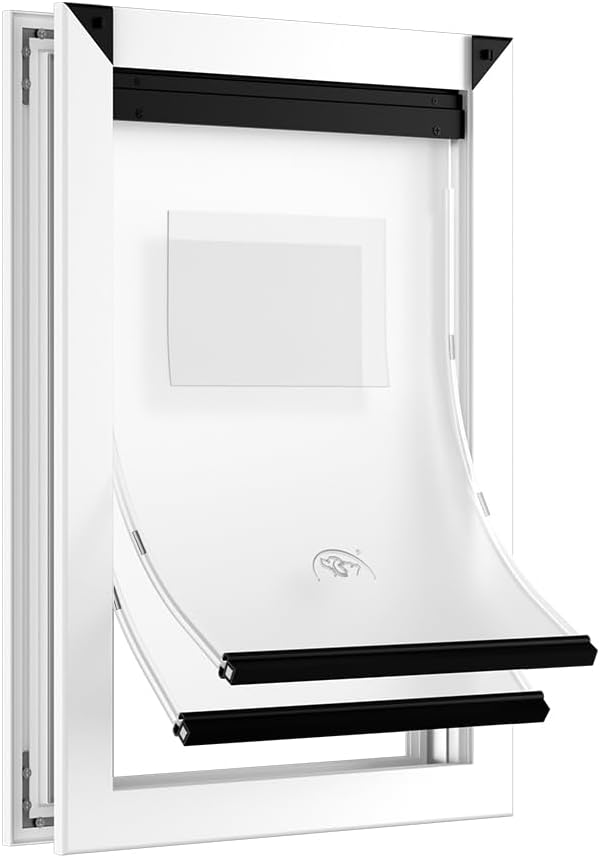 MAVRICPOWER Aluminum Large Dog Door with Sliding Lock Panels