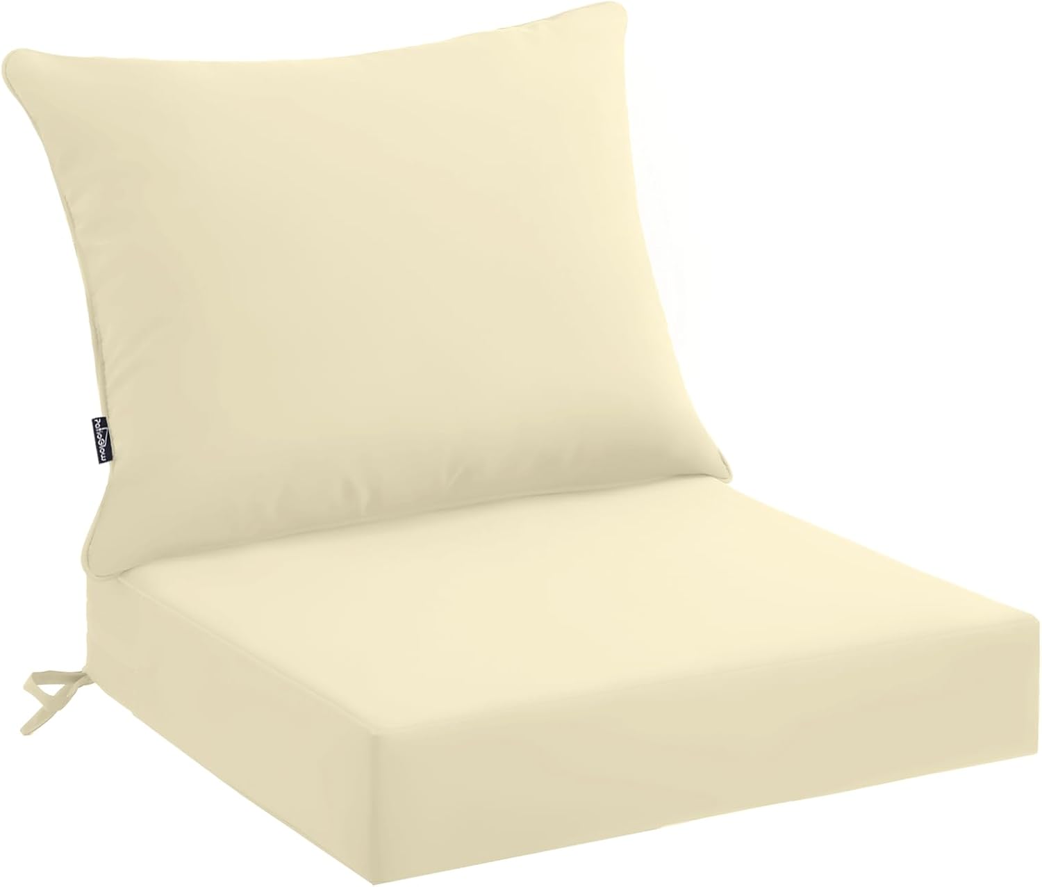 Outdoor Seat Cushion Set for Comfort and Style in Yellow