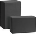 EVA Yoga Block 2 Pack 3 x 6 x 9 in - Firm Support for Alignment