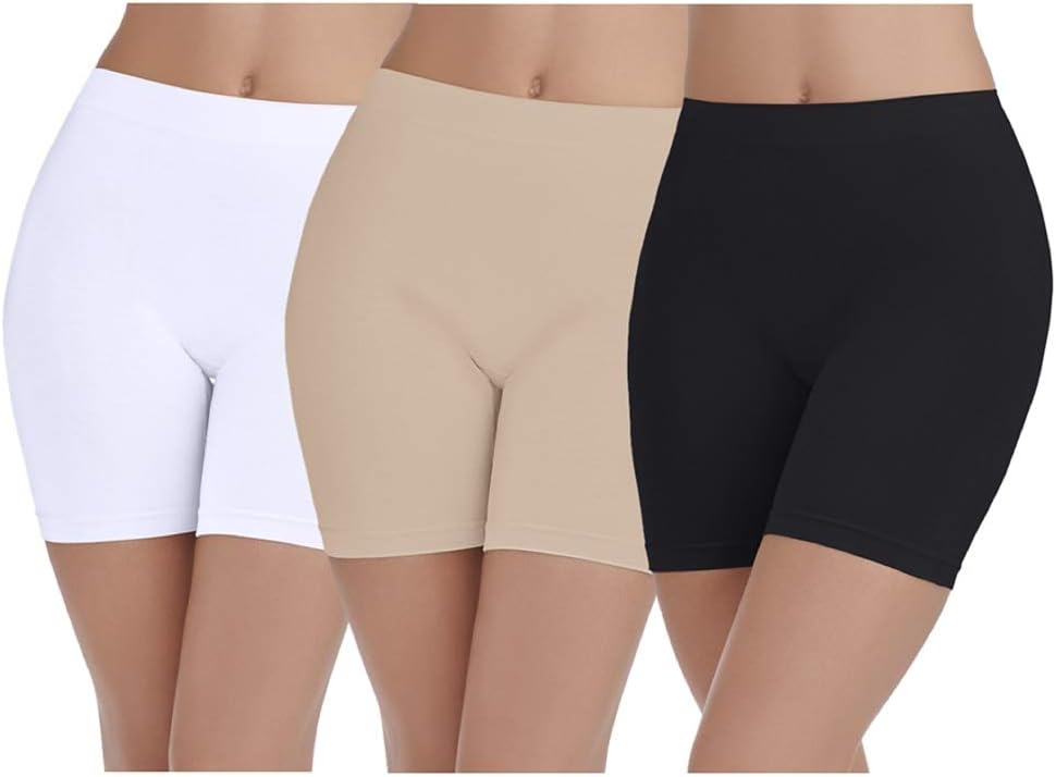 Vanity Fair Women's Seamless Slip Shapewear Shorts for Comfort