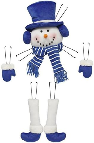 Charming 31in Snowman Decor Kit for Festive Holiday Displays