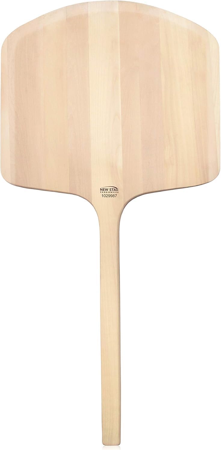 Restaurant-Grade Wooden Pizza Peel for Easy Pizza Handling
