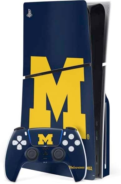 Official University of Michigan PS5 Skin - M Logo Design
