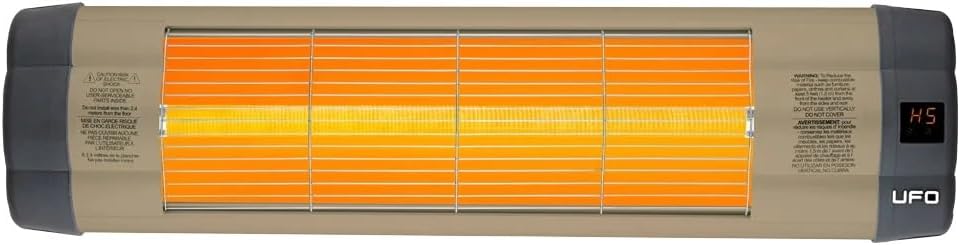 1500W UFO Infrared Heater w/ Remote Control