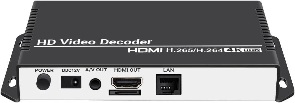 H.265 H.264 HD Video Audio Decoder for IP Camera Display