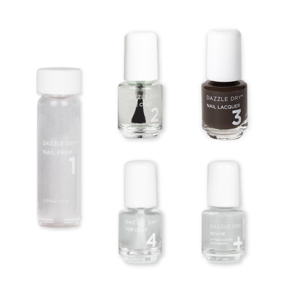 Dazzle Dry Mini Kit 4 Step System for Flawless Manicures