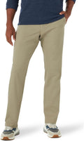 Lee Men's Extreme Motion Flat Front Relaxed Taper Pant (Style 9HNJ)