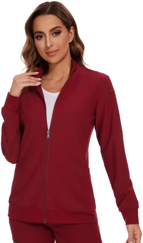 COZYFIT Scrub Jackets for Women with Ample Storage and Comfort