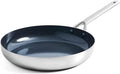 Blue Diamond Tri-Ply Stainless Steel Nonstick Frying Pan Skillet