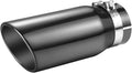A-KARCK Black Chrome Exhaust Tip 3.5in Inlet 5in Outlet - Durable