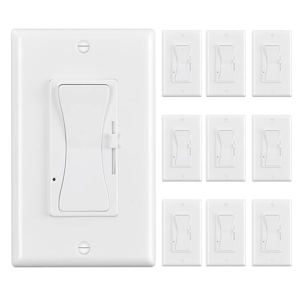 0-10V LED Dimmer Switch for Dimmable Lights - 10 Pack