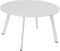 28-inch Outdoor Steel Coffee Table for Patio and Deck Use