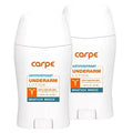 Carpe Clinical Strength Underarm Antiperspirant Pack of 2 - Mountain
