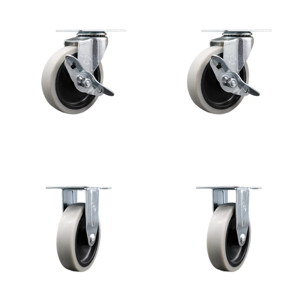 Rubbermaid Mobile Work Center 7734-88 Replacement Caster Set