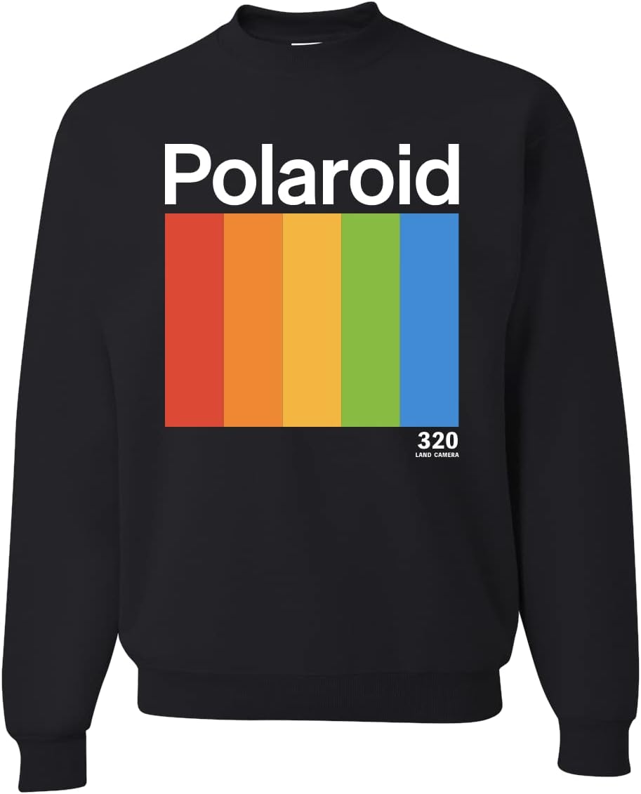 Polaroid Camera Logo Crewneck Sweatshirt for All Ages