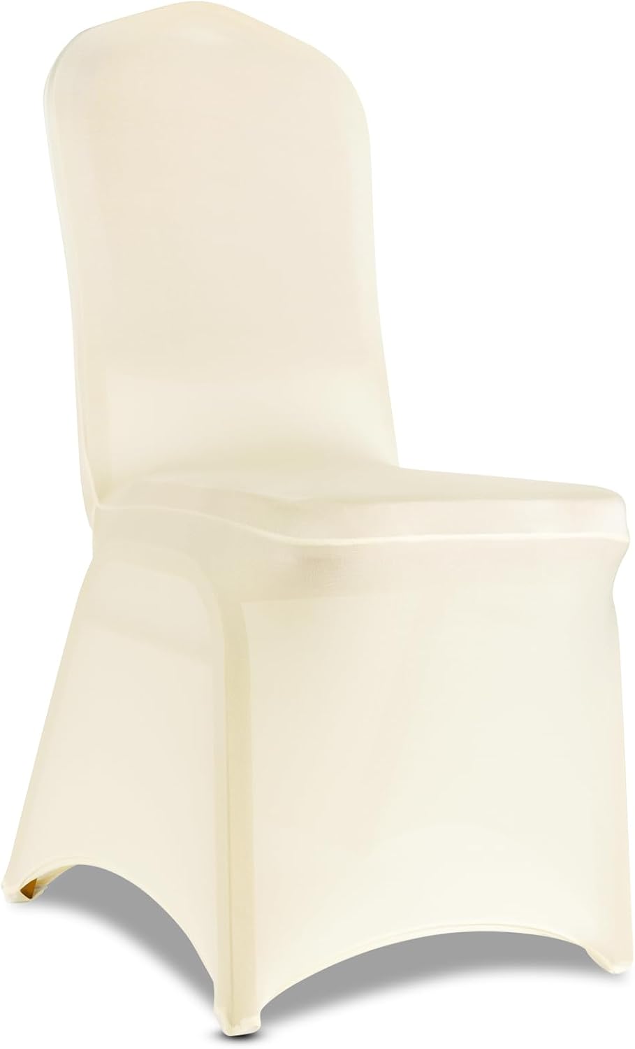 100 Pieces Ivory Chair Covers for Weddings, Parties, and More