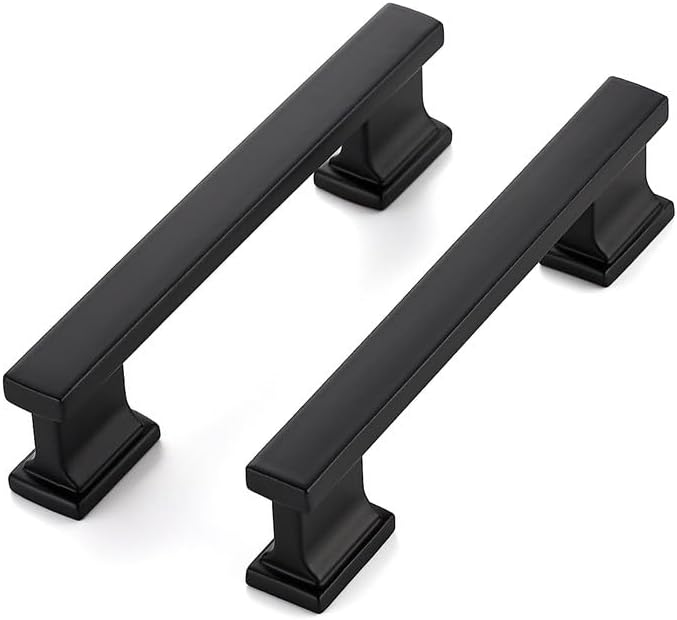 Ravinte Hardware 20 Pack Cabinet Pulls - Stylish Matte Black Handles