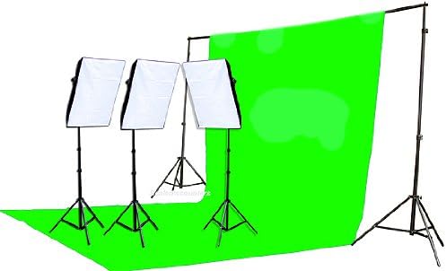 Fancierstudio 2400 Watt Green Screen Video Lighting Kit Review