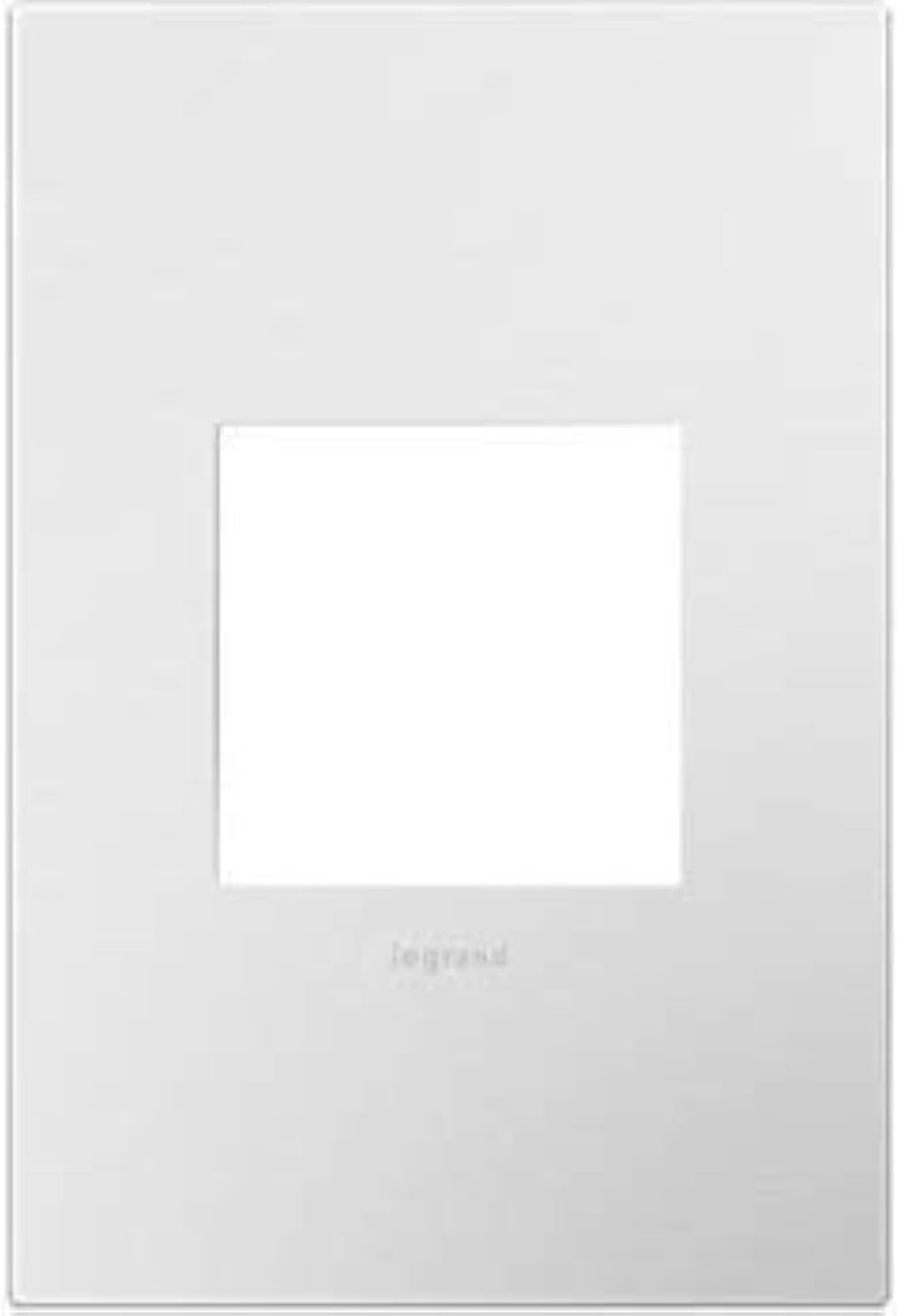 Legrand adorne 1 Gang Wall Plate 6 Pack Glossy White for Home