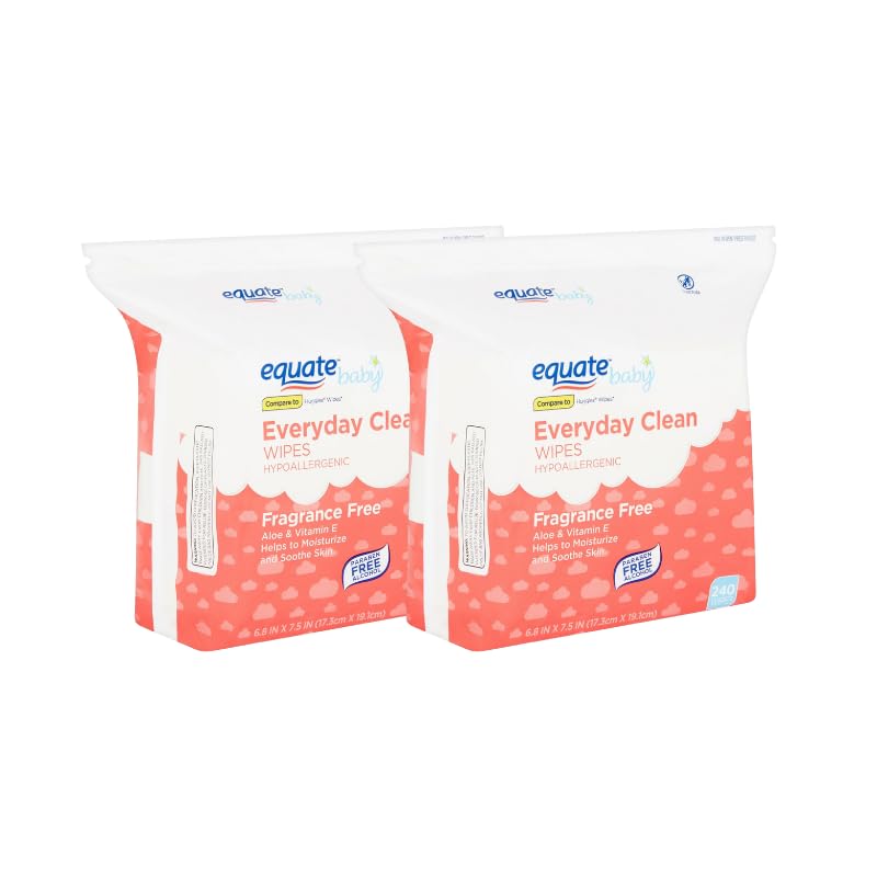 480 ct Fragrance-Free Baby Wipes + Explorer 2 Pack