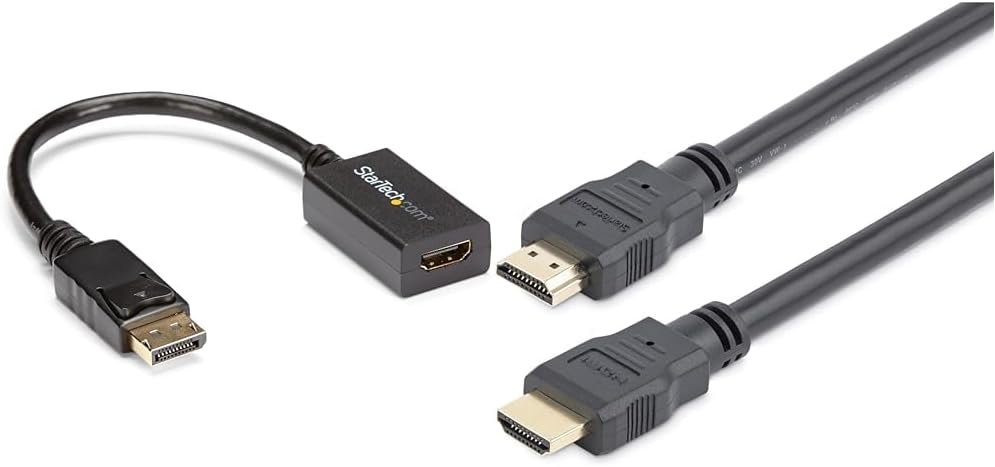 DisplayPort to HDMI Adapter 1080p - 6ft High Speed HDMI Cable