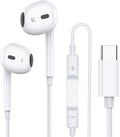 Type C Earphones for iPhone 15 15 Pro 16 Pro Max - Wired Stereo