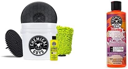 Chemical Guys Car Wash Detailing Bucket & Accessories Bundle