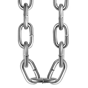 Mophorn Grade 30 Chain 0.25 Inch by 100Ft for Towing and More