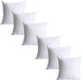 20 x 20 inches Pillow Inserts Set of 6 Hypoallergenic Cushions