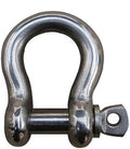 316 Stainless Steel Bow Shackle with Over Size Screw Pin - Polished