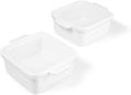 Souper Cubes Stoneware 5 in x 5 in Baking Dishes - Ideal for Reheating
