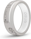 Dualtone Silicone Star Wars Lightsaber Ring - Etched Design