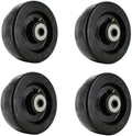 6 in Phenolic Wheel 2 in Wide with 1/2 in Roller Bearings - Durable