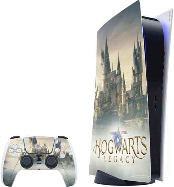 Skinit Decal Gaming Skin for PS5 Bundle - Hogwarts Legacy Design