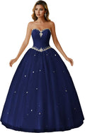 Women's Romantic Sweetheart Ball Gown for Celebratory Events