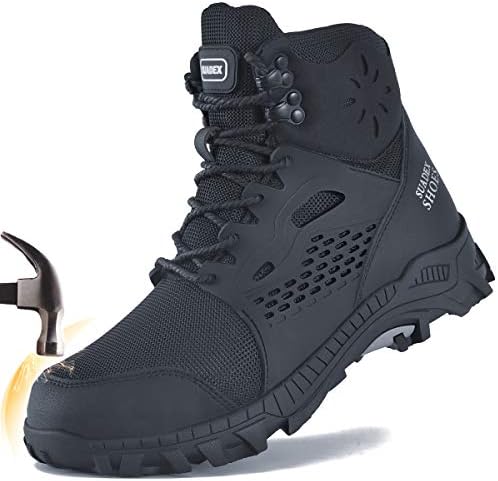 SUADEX Steel Toe Boots for Men - Indestructible Safety Footwear