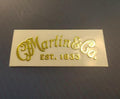 Golden Martin Guitar Logo Sticker - RIKOLOL
