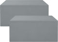Fitted Grey Tablecloth for 6 ft Rectangle Tables - Snug, Washable