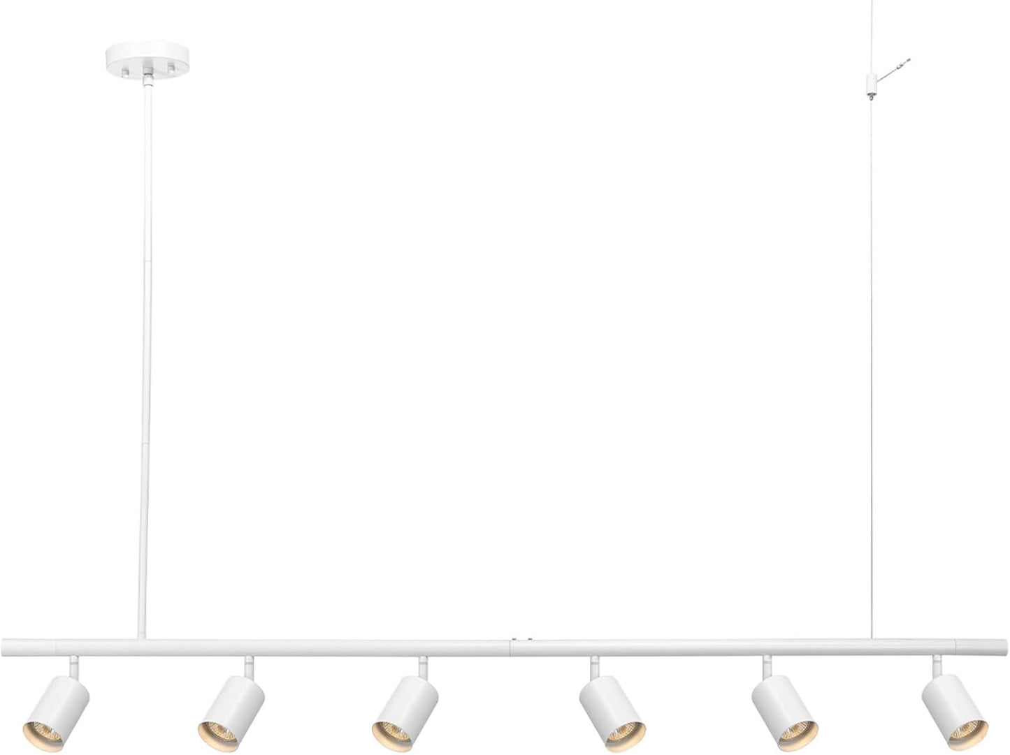 GLOBE Electric 55in 6-Light Adjustable Height Track Lighting