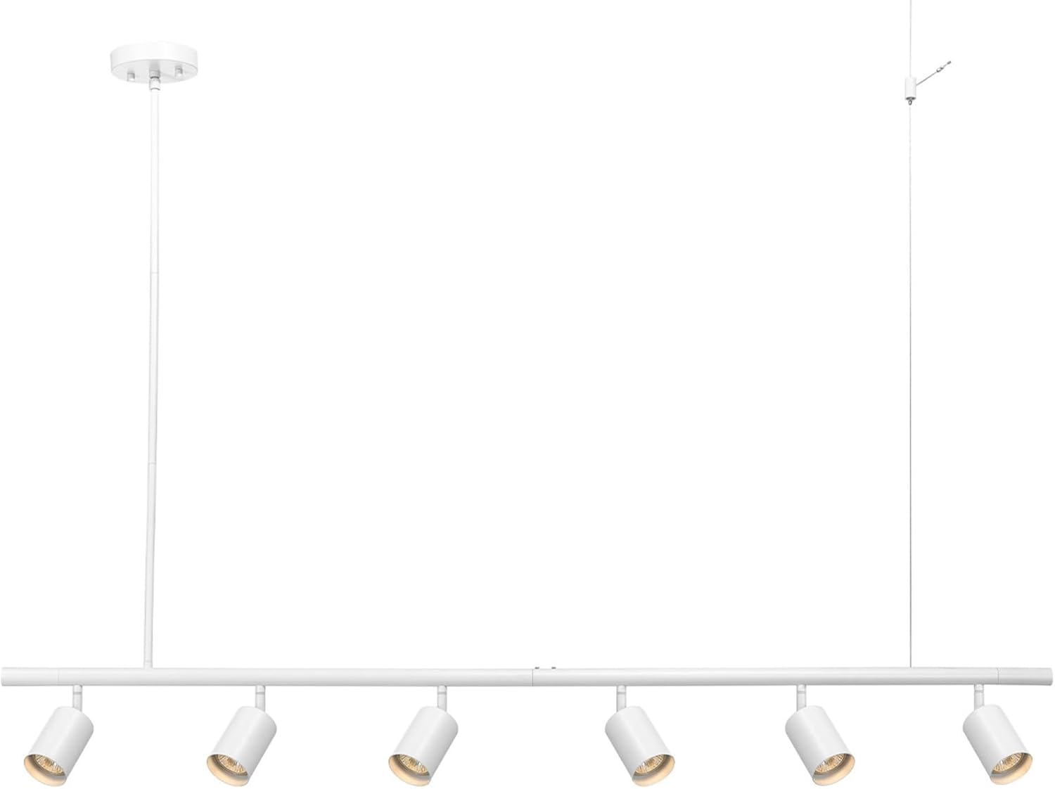 GLOBE Electric 55in 6-Light Adjustable Height Track Lighting
