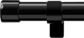 Black Curtain Rods for Windows 66 to 132 in - Heavy Duty Blackout Rods