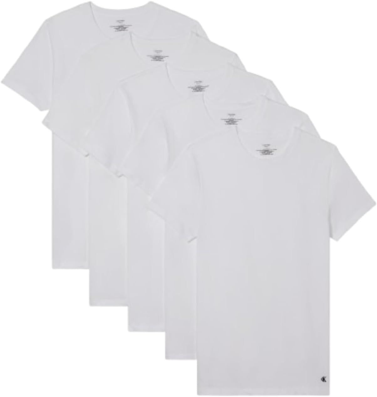 Calvin Klein Men's Cotton Classics 5-Pack Undershirts for Comfort