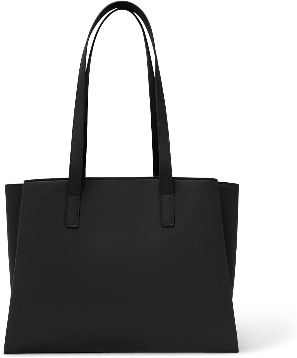 Stylish Work Tote Bags for Women - Large PU Leather Laptop Bag