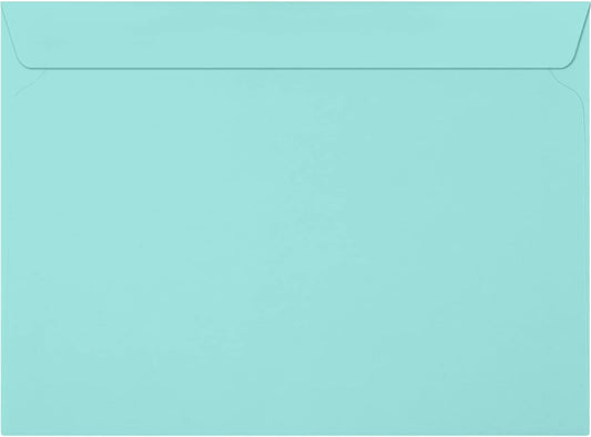 LUXPaper 9 x 12 Booklet Envelopes in Seafoam Blue - 250 Pack