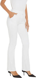 Women's Ease into Comfort Barely Bootcut Stretch Dress Pants phone