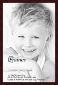 24x36 in Brown Picture Frame 1.25 in Wide - Classic Mahogany